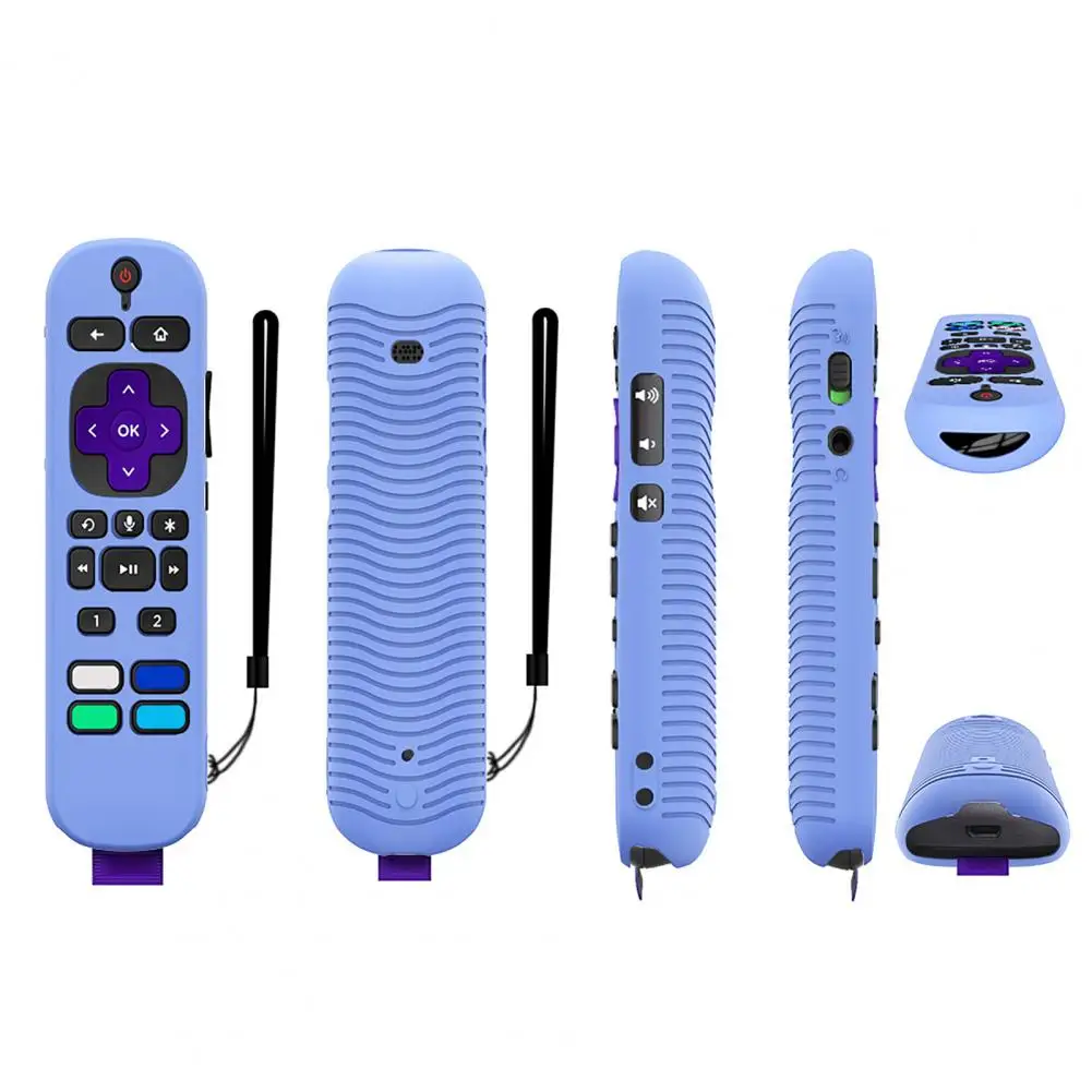Protective Case Waterproof Shock-proof Top Opening Remote Control Replaceable Pad for TCL-Roku Voice Pro | Электроника