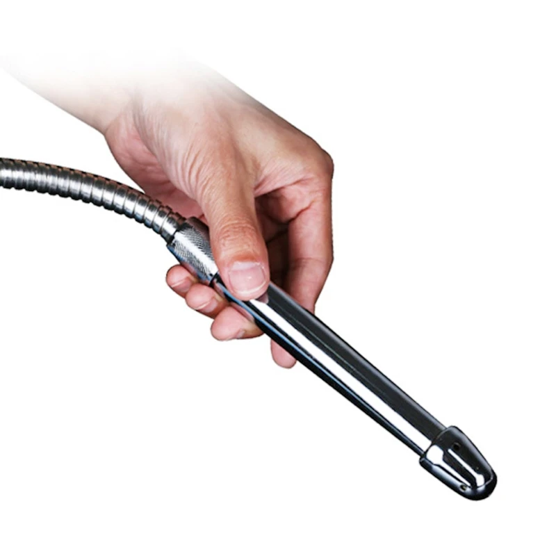 

Elbow 3-head Enema Cleaning Flusher Long Tube Aluminum Alloy Insert Washing 35ED