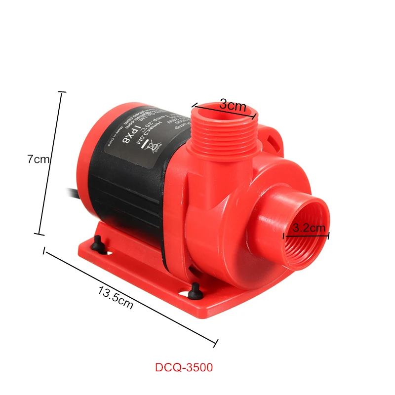 

Submersible Pump DC Water Pump Mute Marine Aquarium Tank Pond Water Return Pump with LCD Controller 100-240V