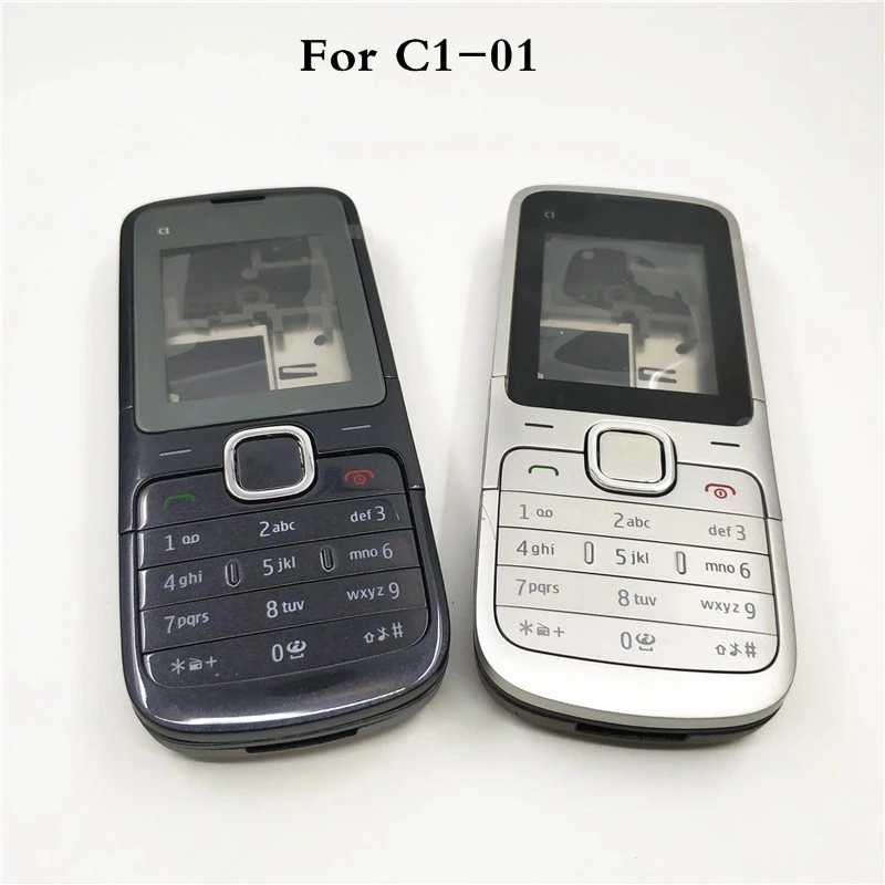 Новый чехол с полным покрытием для Nokia C1-01 аккумулятора английской клавиатурой -