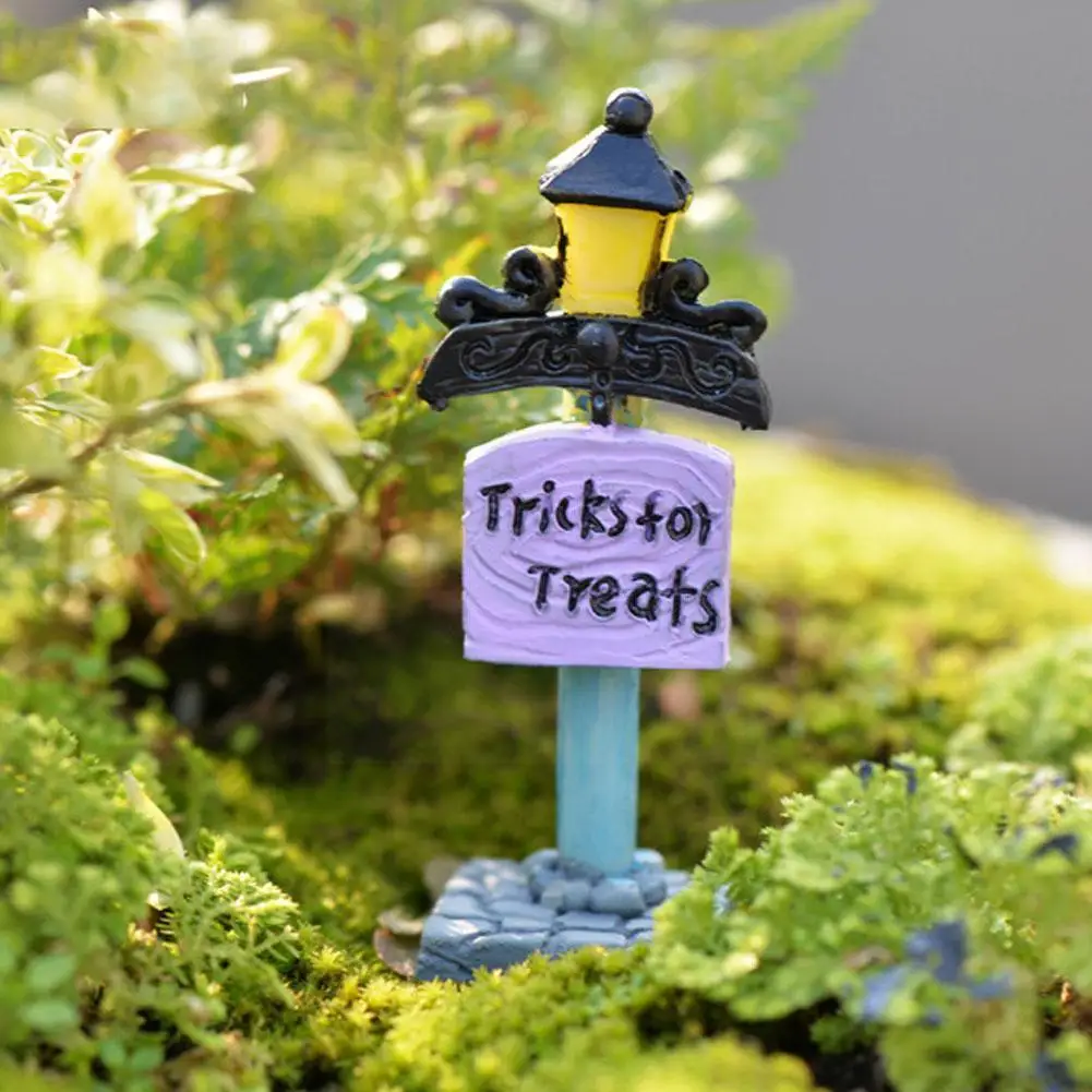 

1pc Miniature Streetlights Cute Resin Crafts Decorations Random Party Christmas Style Gift Garden Fairy Gnome Terrarium U5u5