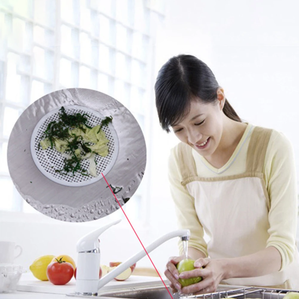 

Floor Drain Bathroom Shower Drain Hair Catcher Bathtub Floor Sink Strainer Filter Net Stopper Pp Filter For Kitchen Bathroom