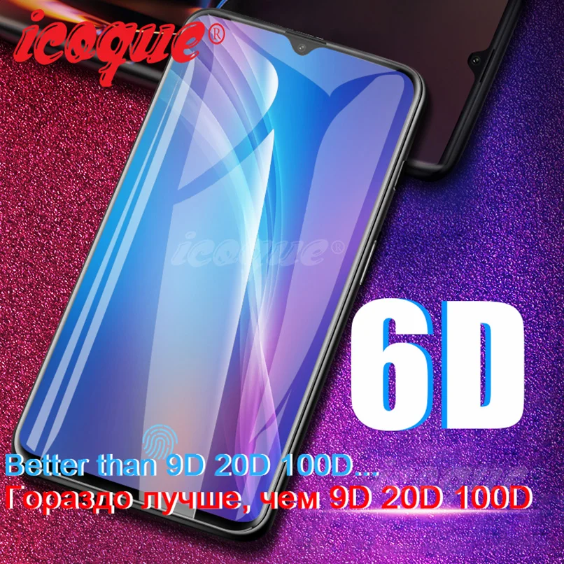 Защитное стекло закаленное 6D для OPPO Realme X50 Pro X50M C3 XT X2 5 6 i A52 A92s A91 A31 Reno 3 2 2Z Z|Защитные