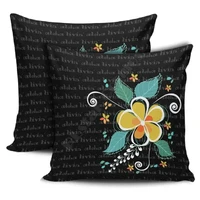 aloha hibiscus art pillowcases throw pillow cover home decoration double sided printing