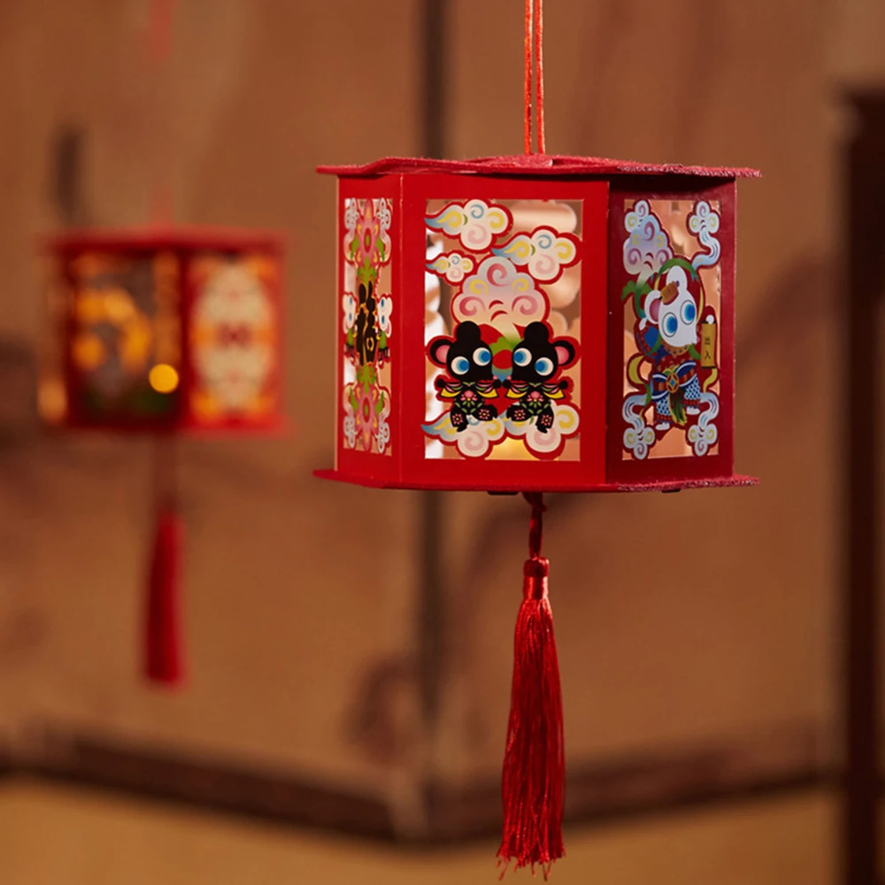 2020 новый год светодиодный фонарь свеча украшения для фонарей войлочные DIY детей