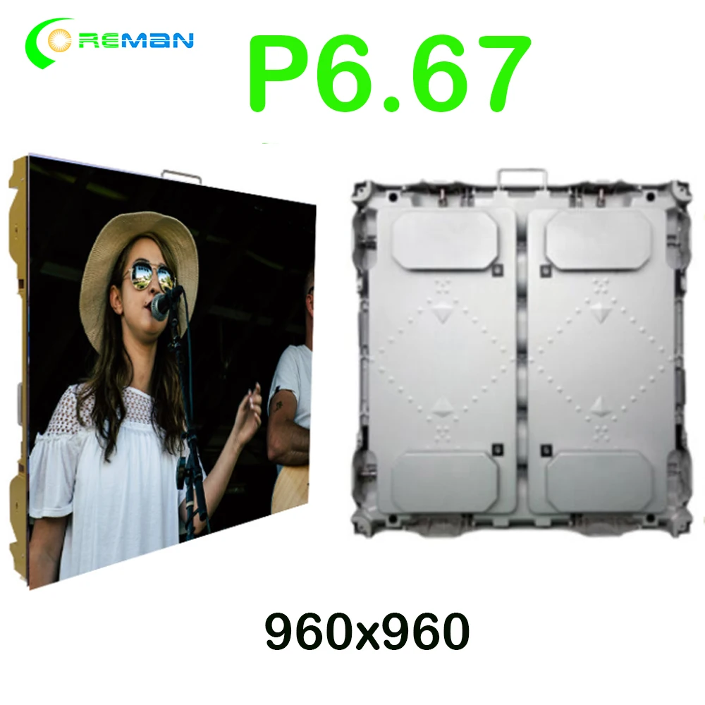 Светодиодный экран P6.67 express водонепроницаемый ip67 p6.67 шкаф 960X960mm наружный