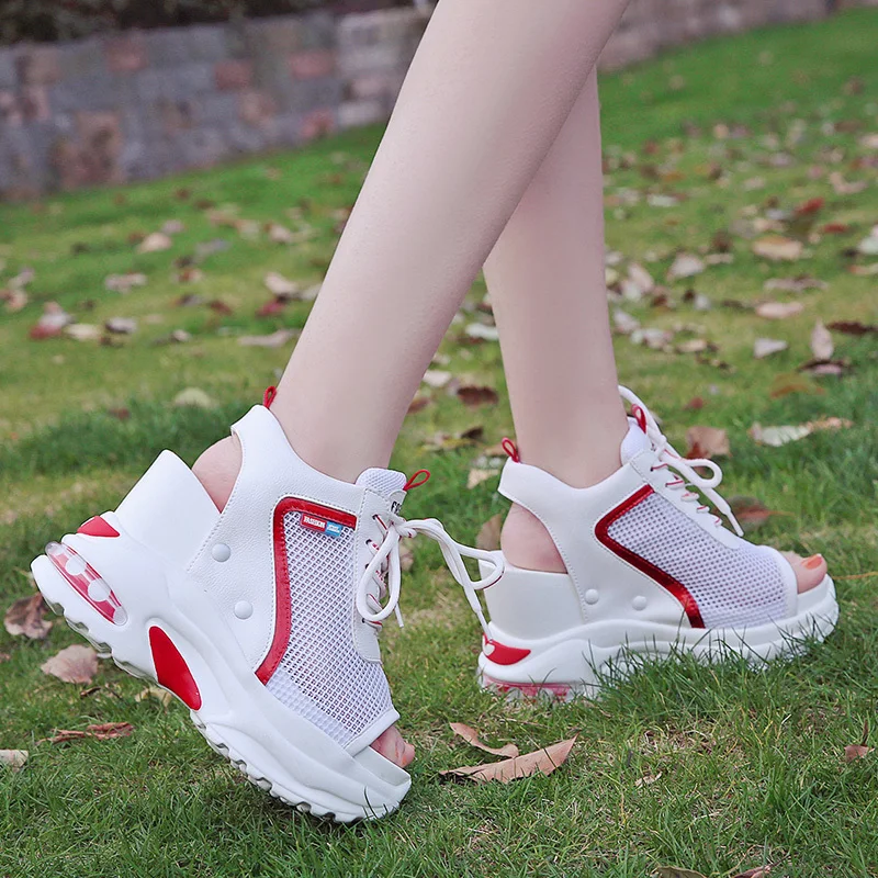 Rimocy из дышащего сетчатого материала супер Обувь на высоком каблуке женские