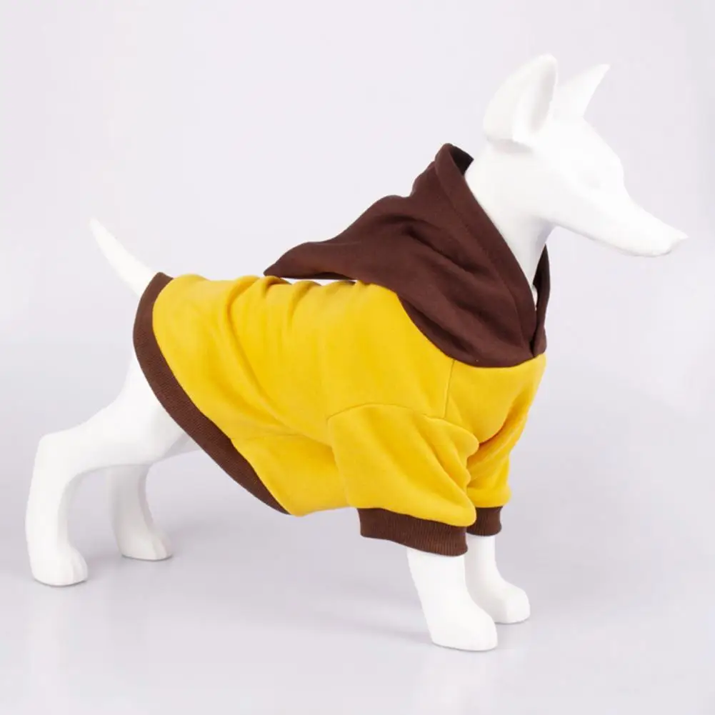 

Bright Color Pretty Kitten Dogs Hooded Sweatshirt Soft Texture Pet Apparel Adorable for Winter