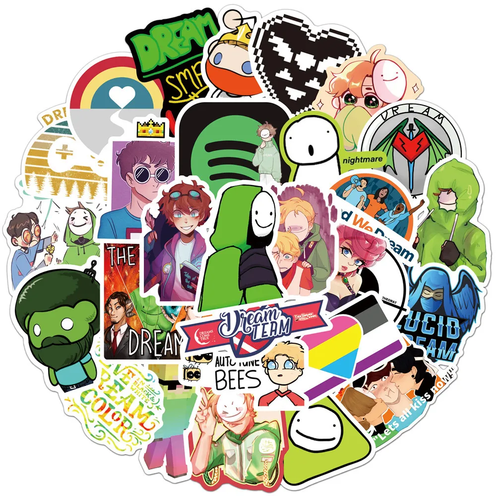 

10/30/50PCS Cartoon Game Anime Hot Spot Sticker Guitar Skateboard Mobile Phone Toy Waterproof PVC Sticker Wholesale