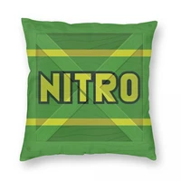nitro crate square pillowcase polyester linen velvet creative zip decorative pillow case room cushion cover