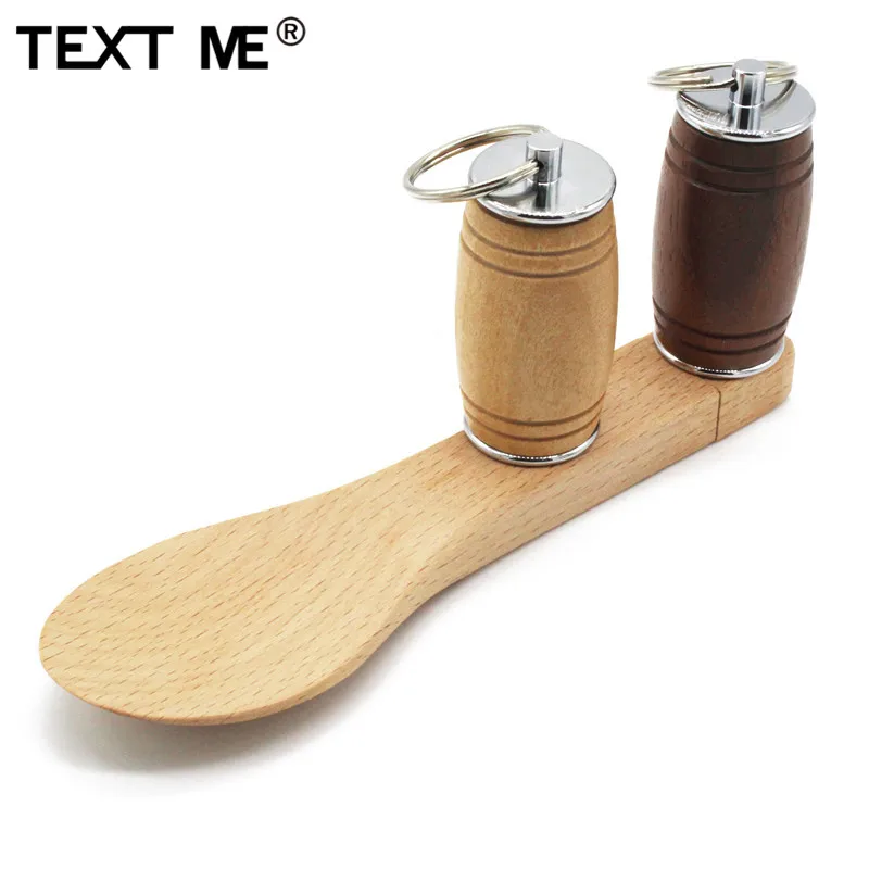 TEXT ME 3 Модель Новый баррель ложка стиль usb флэш-накопитель 4 ГБ 8 16 32 2 0 64 Гб подарок