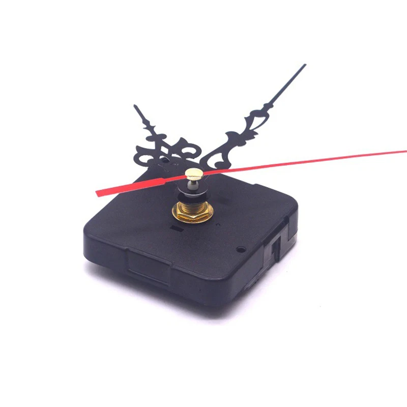 Бесшумный механизм настенных часов, кварцевый механизм, серебристый набор для ремонта рук, замена инструмента, набор с крюком