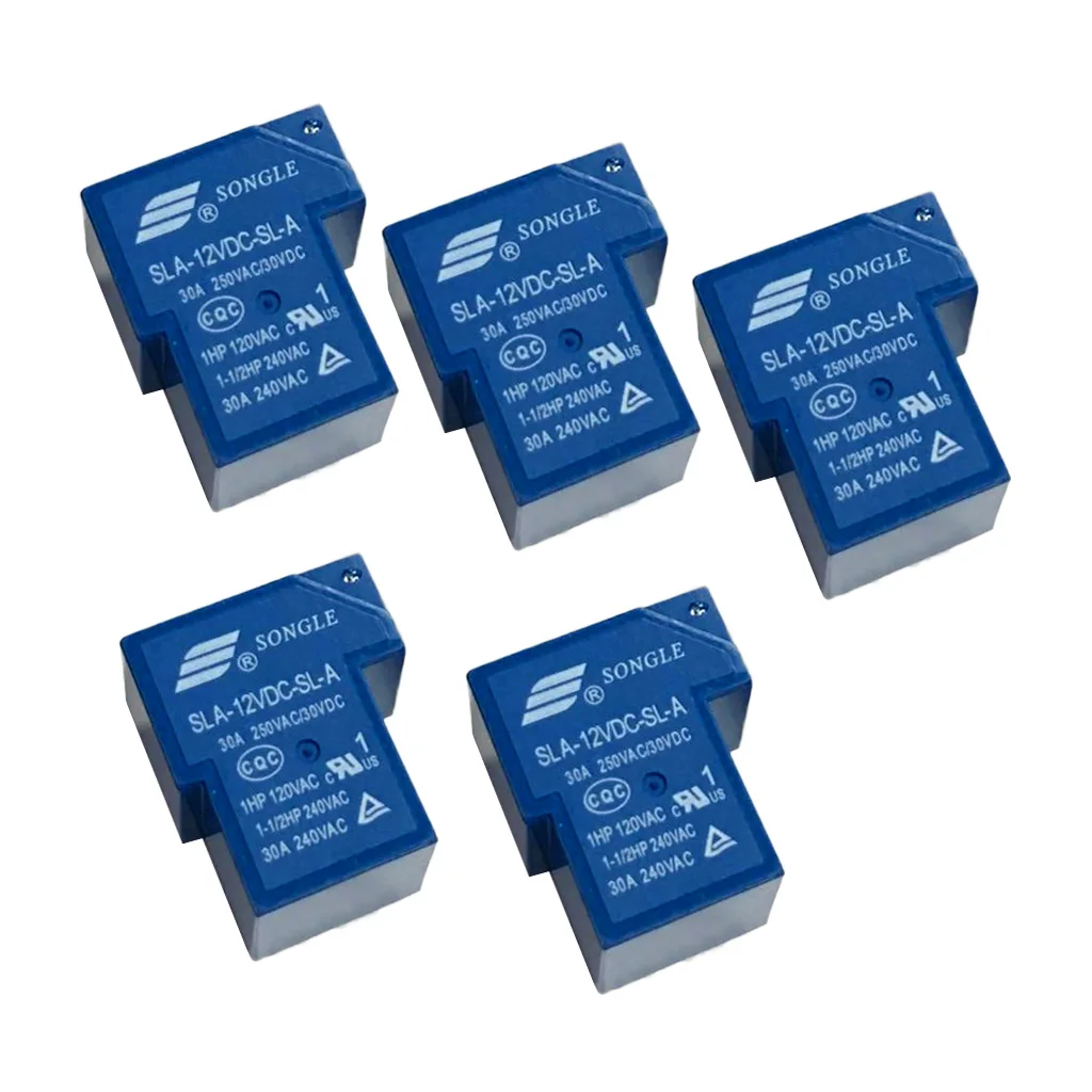 5 шт. 12 в 1 CH Реле SLA-12VDC-SL-C 250 В переменного тока 30V 30A DC мастерской | Обустройство дома