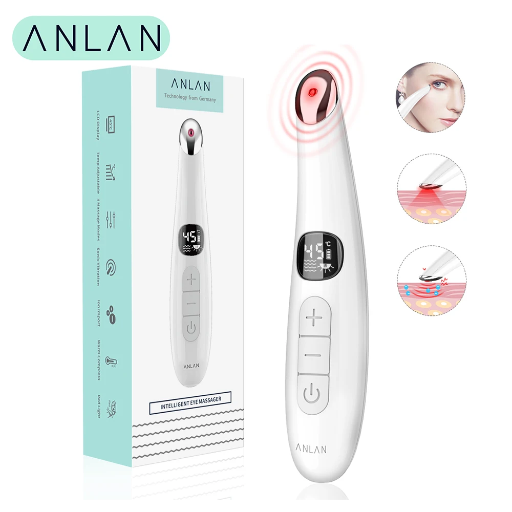 Mini Electric Vibration Eye Face Massager Anti-Ageing Eye Wrinkle Massager Dark Circle Removal Portable Beauty Care Pen Massage