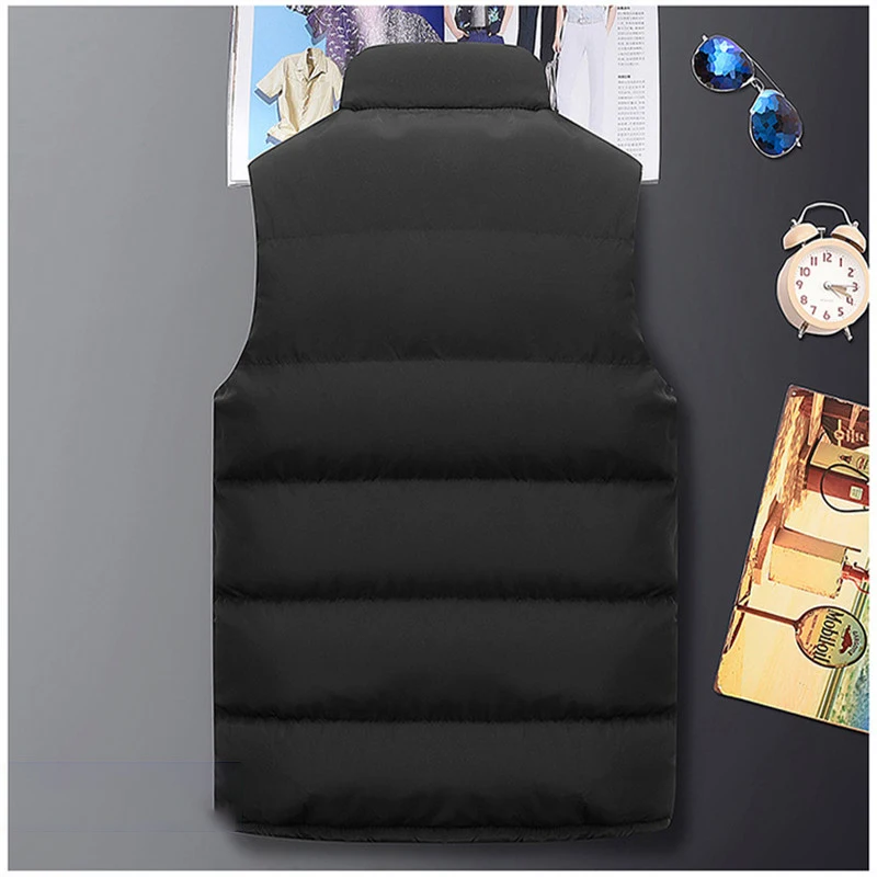 Men/Women Winter Down jacket Warm Vest Coat Sleeveless Parkas Jackets Large Size Clothing Fashion Casual Coats Streetwear Vests