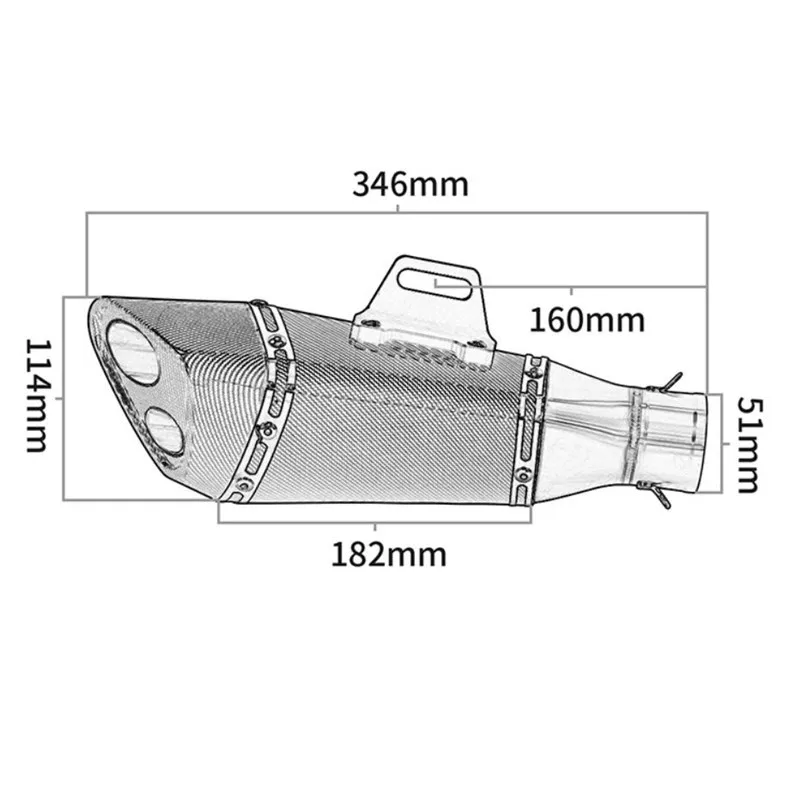 Мотоциклетная Спортивная Автомобильная звуковая волна Модифицированная для