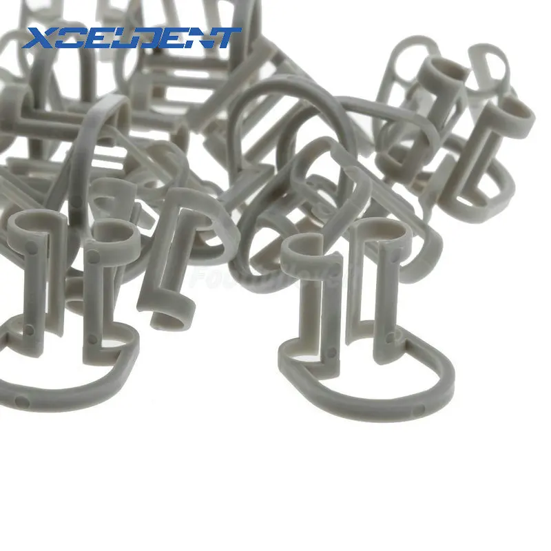 20шт./пакет пластиковый держатель для ватных рулонов одноразовый зажим