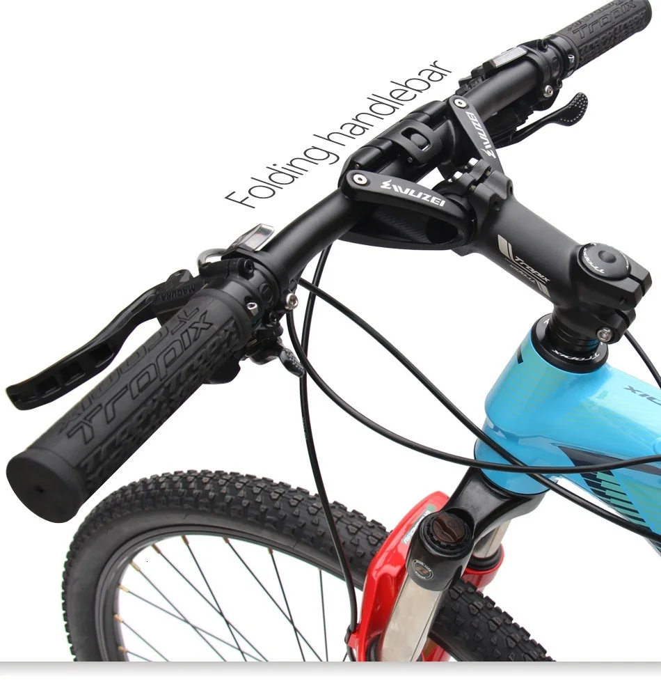 MTB руль велосипеда складной велосипед перекладина Отдых Руль крест Труба 20-22,5 мм ширина 600 мм алюминиевый сплав