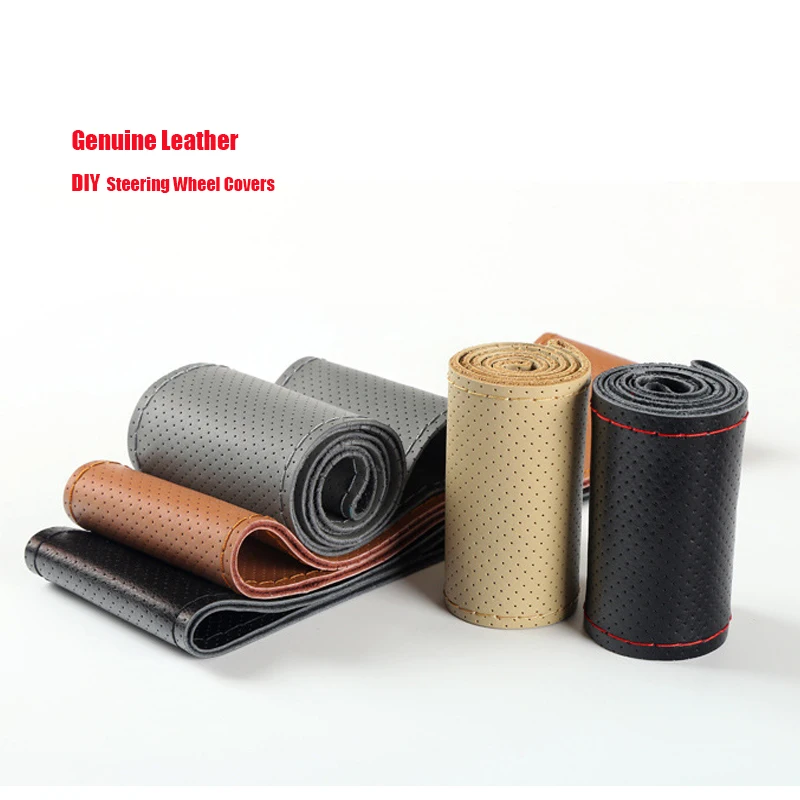 

Оплетка на руль, аксессуары из искусственной кожи, диаметр 38 см, 40 см