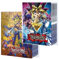 160pcs yu gi oh album cards book anime game card collectors binder holder folder top loaded list toys kids gift