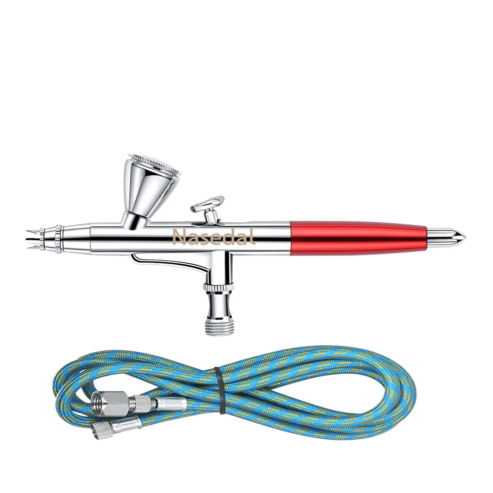 Гравитационный Аэрограф Двойного действия пистолет распылитель 0 3 мм для