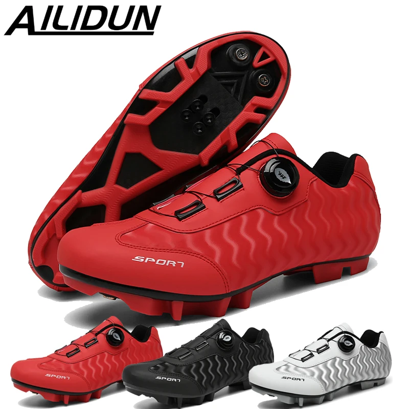 

MTB Men Cycling Shoe Breathable Nonslip Mountain Bike Shoes Man Outdoor Sport Road Racing Shoes Spin Buckle bicycle Footwear