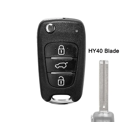 Car with HY40 Blade OkeyTech 3 кнопки флип складной дистанционный Автомобильный ключ оболочки пустой для Kia Rio 3 Picanto Ceed Cerato Sportage K2 K3 K5 для hyundai I30 - Цвет: Car with HY40 Blade
