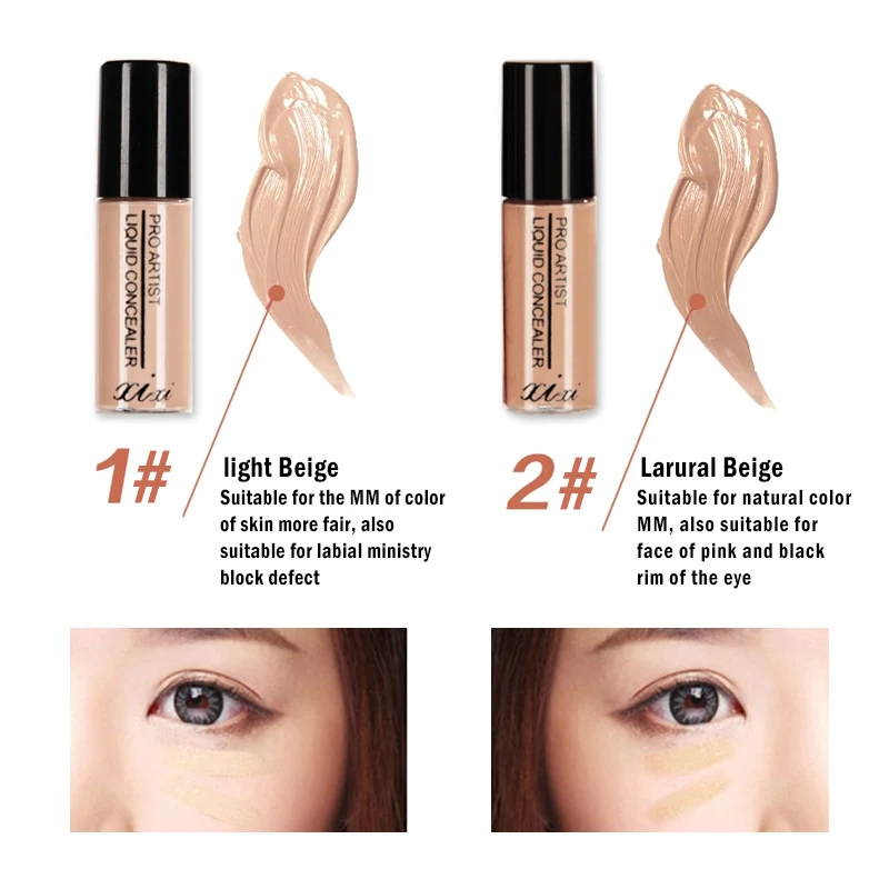 1pc Liquid Concealer Cream Cover Long-lasting Moisturizing Makeup Facial Foundation Skin Care TSLM1 |