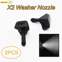 2pcsset front windscreen windshield wiper washer jet nozzle for volvo c30 v40 s40 v50 c70 s70 s80 xc70 xc90 water spray