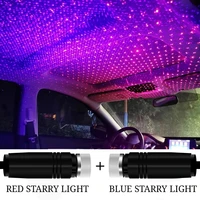 car led starry light star laser atmosphere ambient projector lights interior usb auto decoration roof sky night galaxy lamp