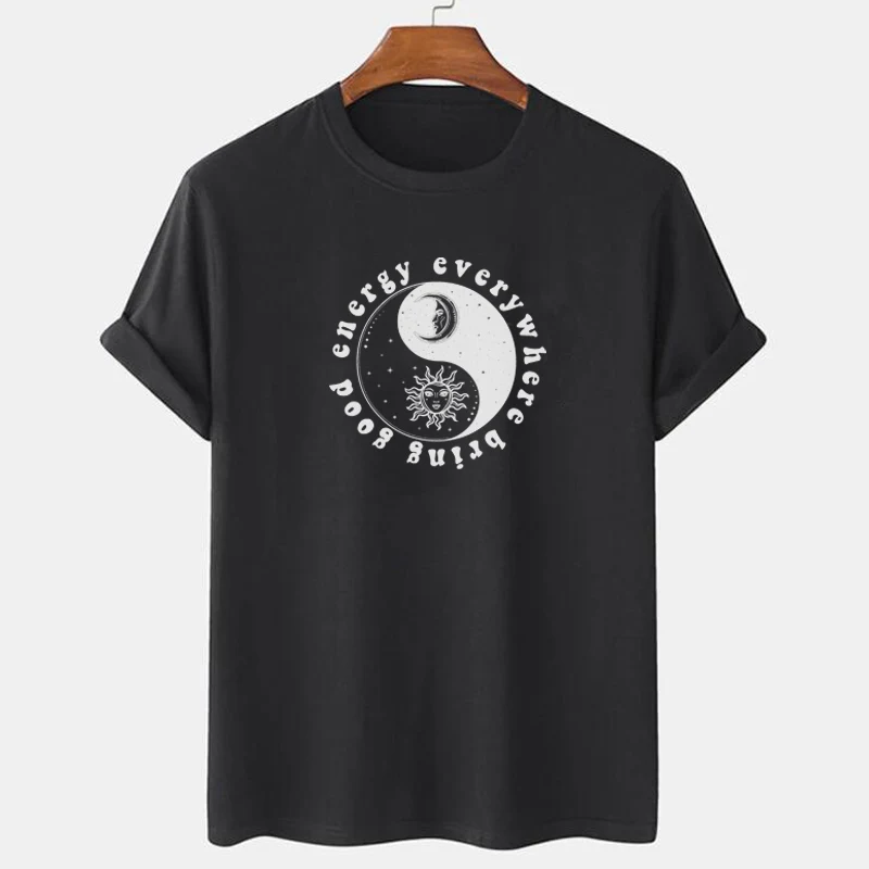 Футболка женская с коротким рукавом милая летняя рубашка в стиле ретро рисунком