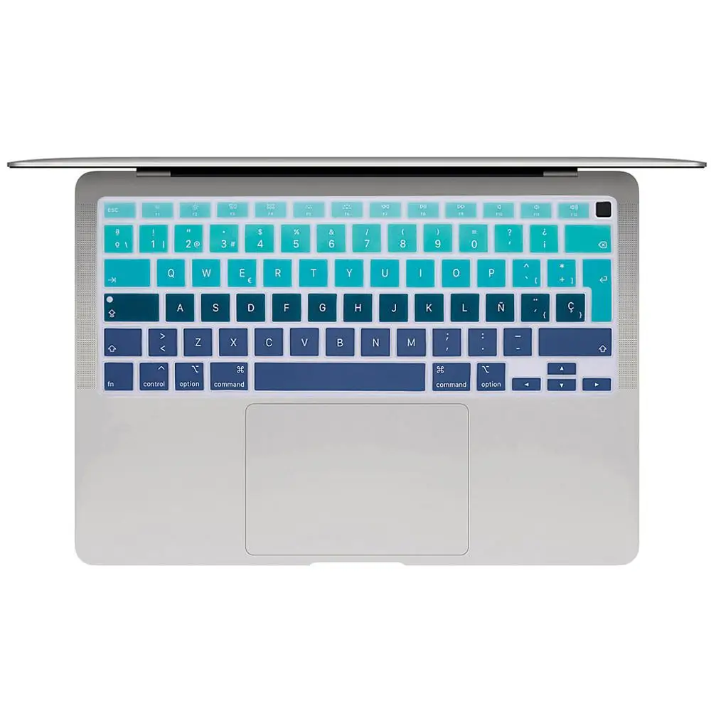 Spanish Laptop color silicone Keyboard Cover For Macbook Air 13 A2179  Protective film keyboard case For Apple Air13 2020  New