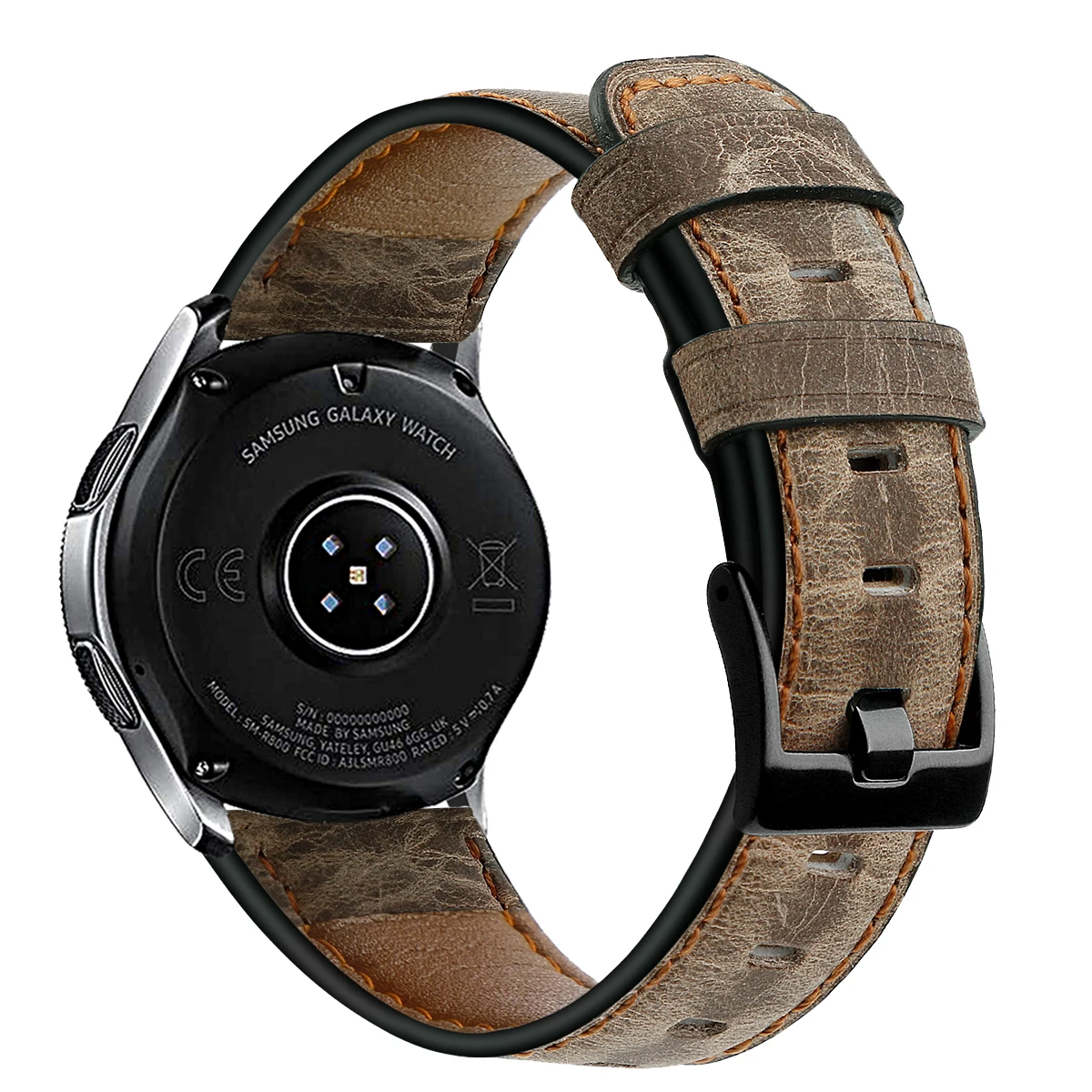 Кожаный ремешок crazy horse для Amazfit GTR 47 мм Stratos 3 Pace 2 кожаный браслет Huawei watch gt Honor Magic 46