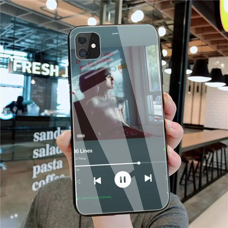 

Lil Peep Hellboy Love Album Cover Phone Cases Tempered Glass For Iphone6plus 6S 7 7plus 8 X XS XSmax XR 11 12 Pro Max 12mini