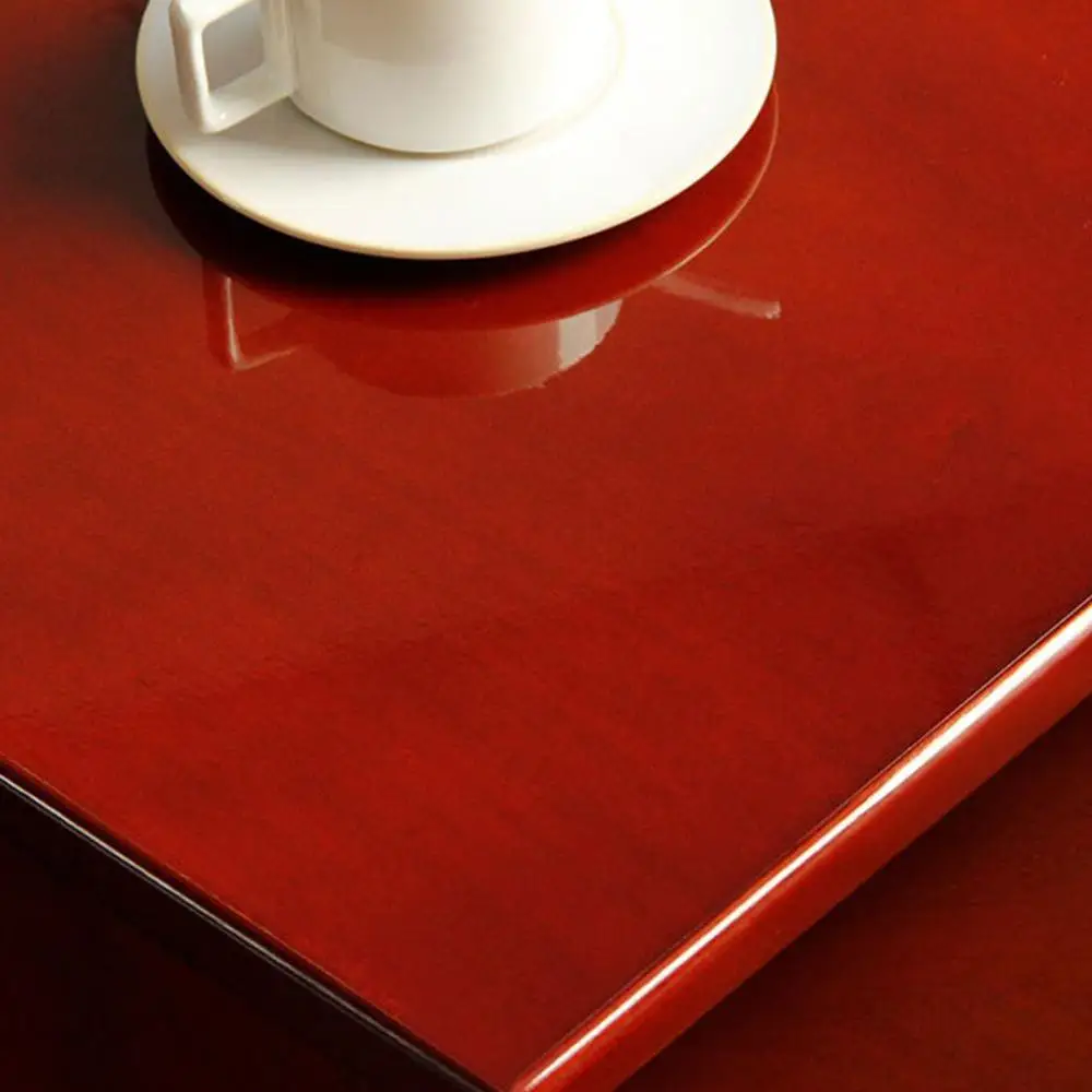 Самоклеящаяся прозрачная пленка из мрамора и дерева Настольная защитная