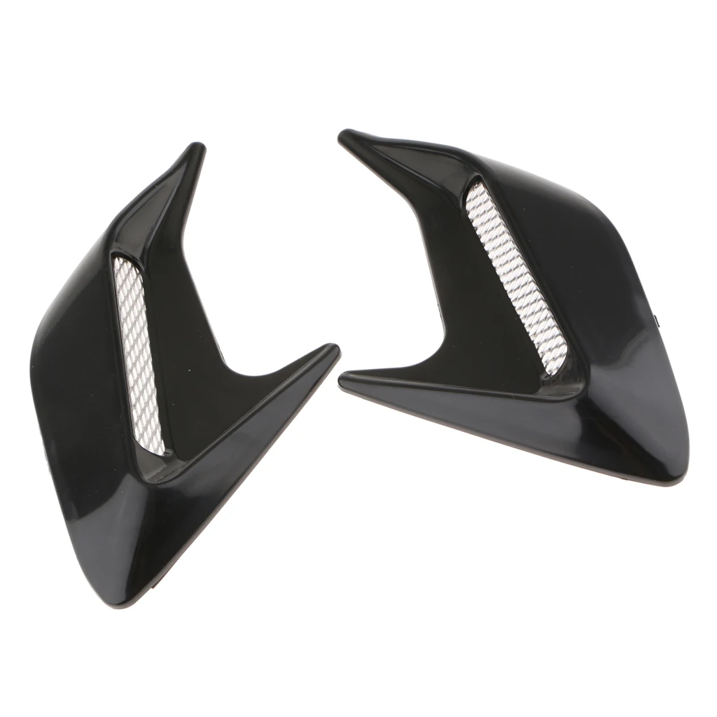 2pcs/lot Shark Gills Car Styling 3D Simulation Vent Air Flow Fender Chrome Glue Sticker Decal Decoration Waterproof | Автомобили и