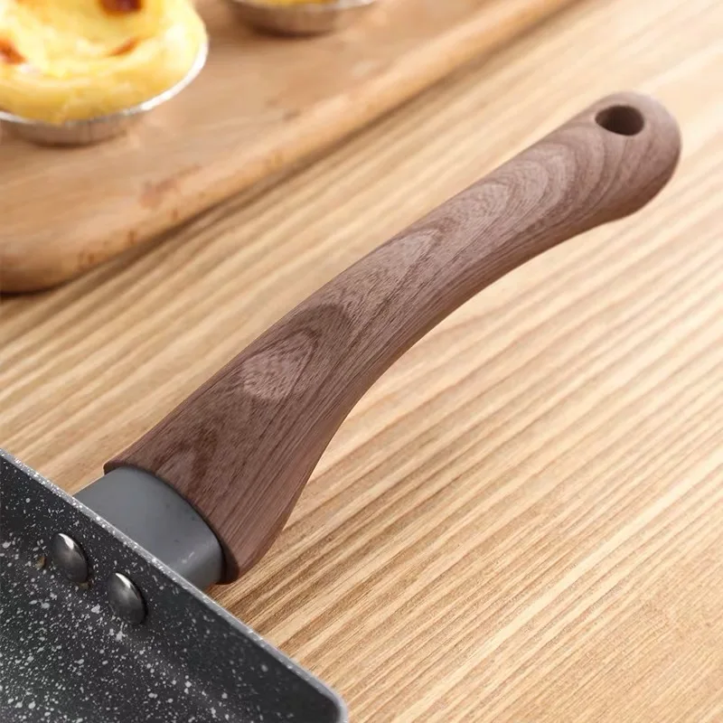 

Stainless Pancake Pot Comfortable Handle Frying Pan Wear Resistance Fry Egg Non-stick Pan Home Supplies Kitchenware Accessories