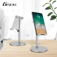 gescas desktop mobile phone holder stand for ios phone universal adjustable aluminium alloy table holder stand accessories