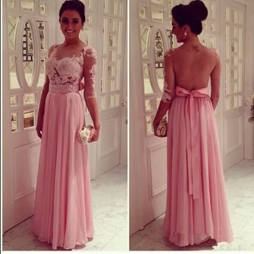 

elegant full sleeve Sweetheart lace vestido de festa largos renda sheath light green evening gown mother of the bride dresses