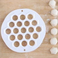 19 holes diy dumpling mould tools dumplings maker ravioli abs plastic mold dumplings kitchen tools make pastry dumpling