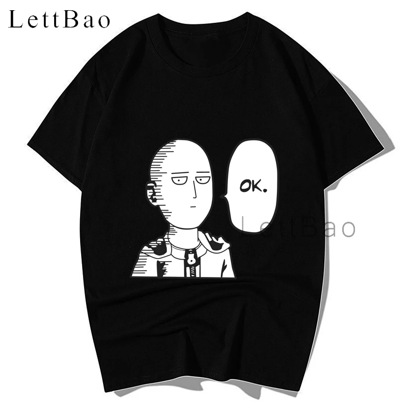 One Punch Man Сайтама и мультсериала ок Футболки с коротким рукавом изображением