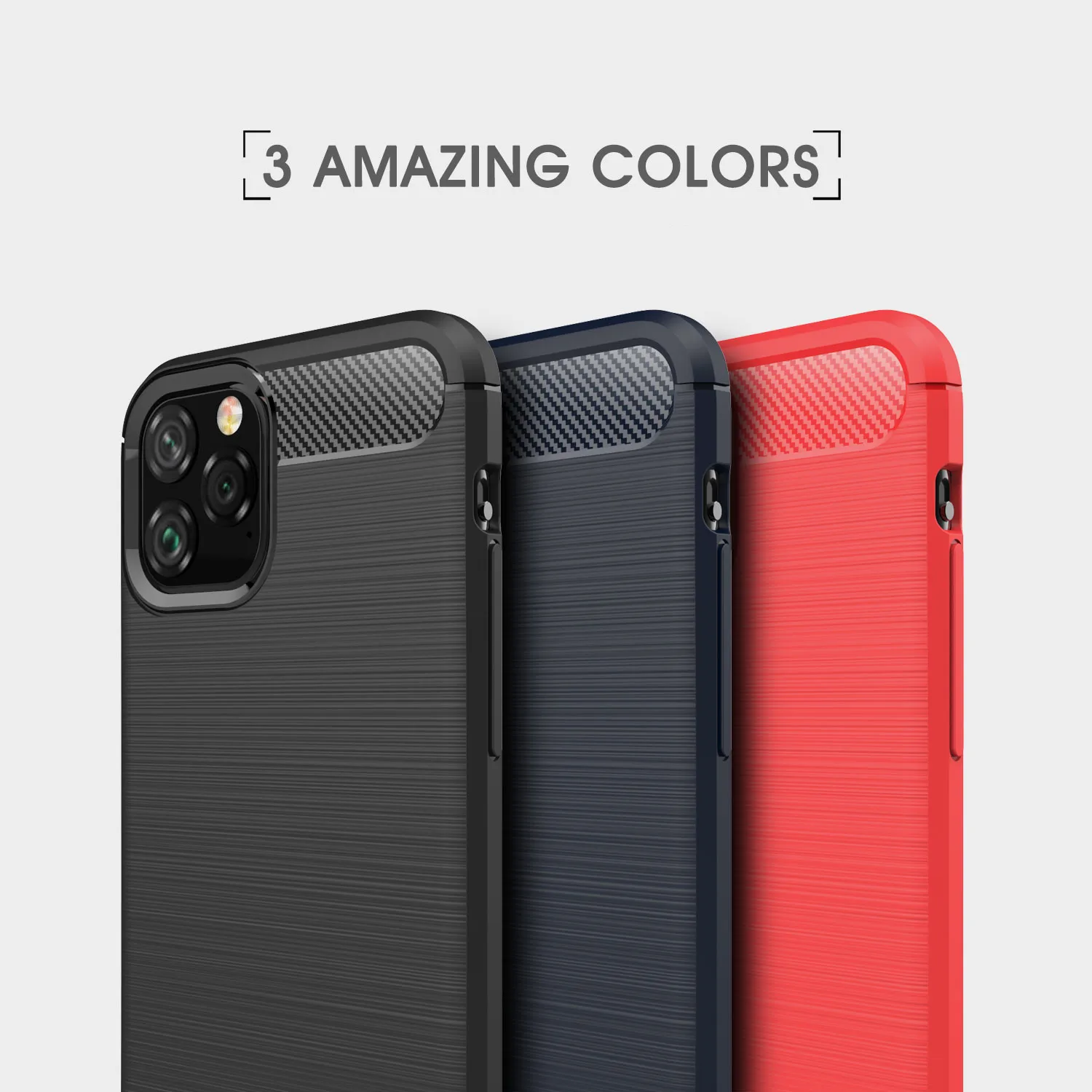 Чехол для Apple iphone 11 Pro 5 8 &quotиз углеродного волокна ударопрочный чехол с защитой от