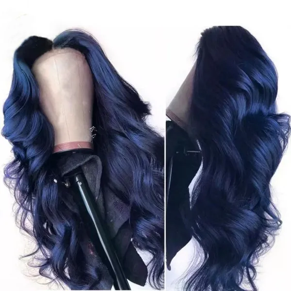 blue lacefront wig