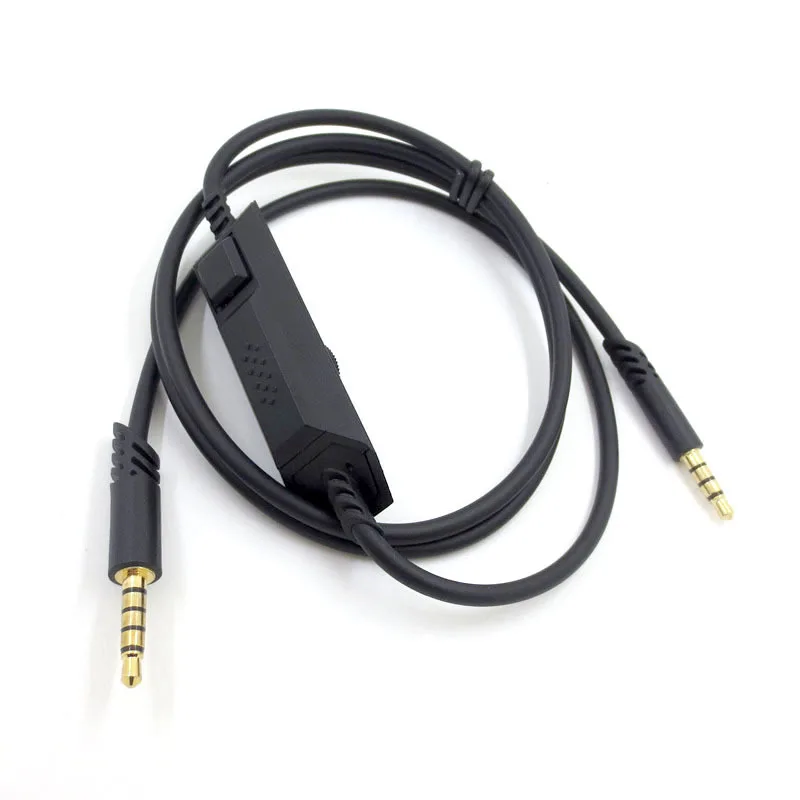 

Replacement Audio Cable For logitech Astro A10 A40 Headphones Fits Many Headphones Microphone Volume Control