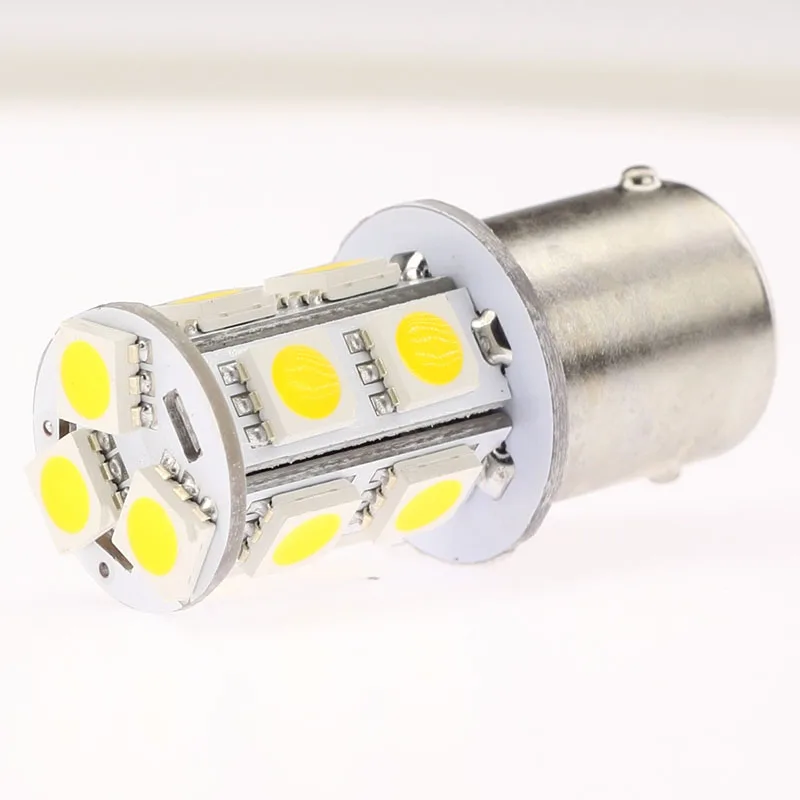 1156 светодиодные лампы BUBL P21W BA15S 12В 24В 13LED 5050SMD автомобильные задние фонари