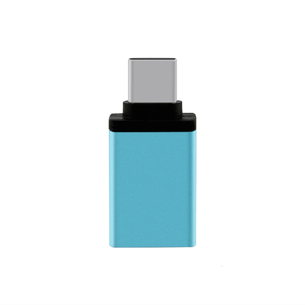 Синий CHYI type-C Мужской к USB 3,0 Женский хаб-конвертер Mini USB 3,1 сплиттер type C адаптер синий Usb3.0 хаб для Macbook компьютера - Цвет: Синий