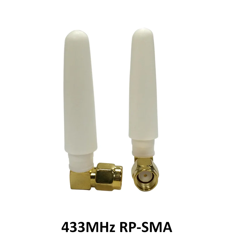 GRANDWISDOM 10pcs 433mhz antenna 2.5dbi sma female lora antene pbx iot module lorawan signal receiver antena high gain