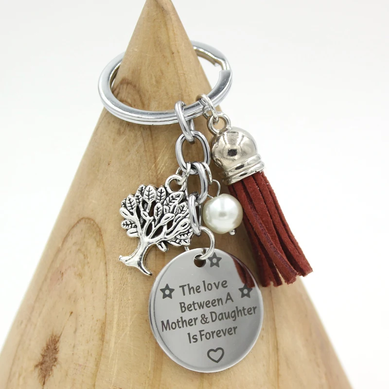 Новое поступление брелок с кисточкой любовь между мамой и дочерью вечная