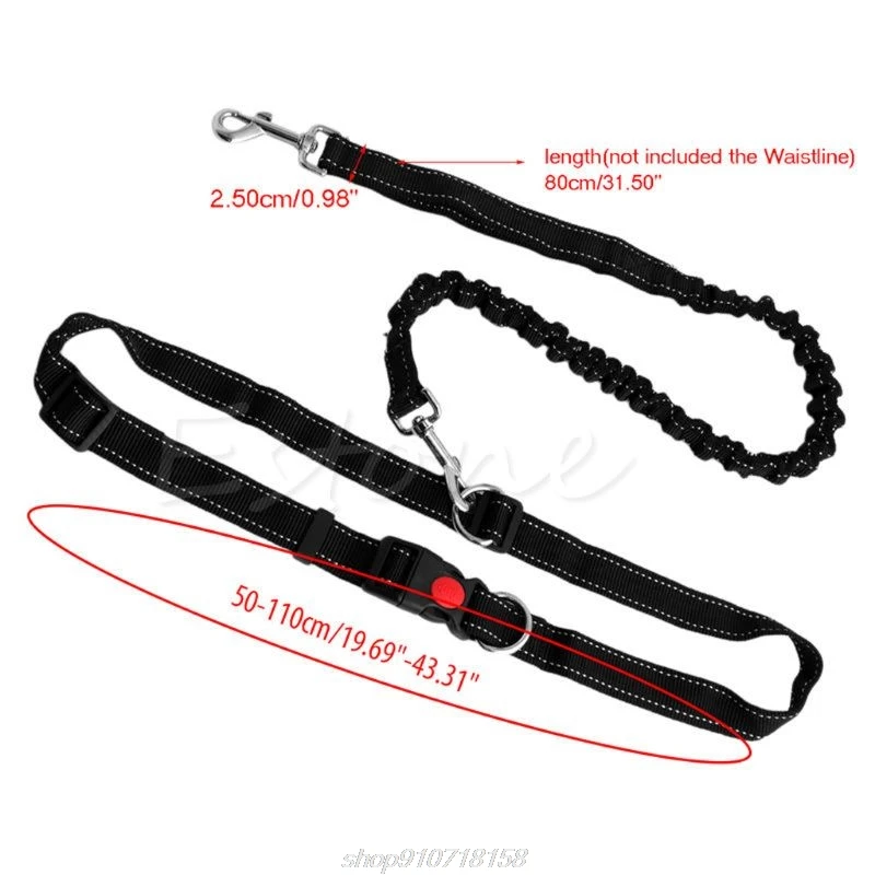 Hands Free Adjustable Leash Dog Lead With Waist Belt For Jogging Walking Running A14 21 Dropship | Дом и сад