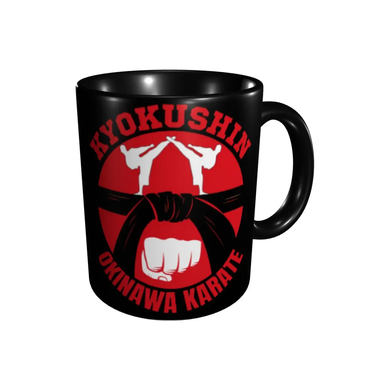 

Акция Kyokushin Karate кружки милые чашки кружки с принтом забавная шутка R343 чайные чашки